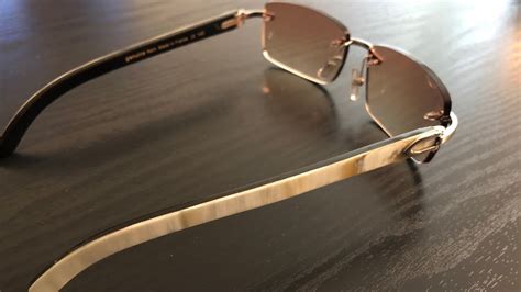 real vs fake cartier glasses|cartier buffs alternative.